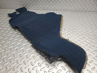 W123 centre console carpet blue left side used OEM