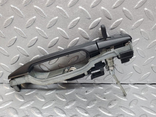 R129 SL left door exterior handle with key used OEM