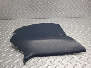 W123 kick panel right side blue used OEM