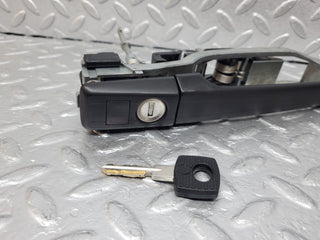 R129 SL left door exterior handle with key used OEM
