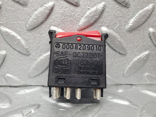 46538 Mercedes-Benz C123 280CE Coupe Hazard Warning Light Switch 0008209010