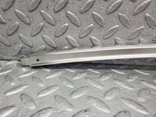 W123 rear right door chrome window channel used OEM