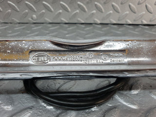 W108 number plate light trunk chrome used OEM