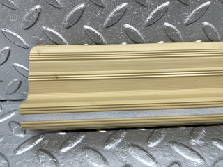 W123 rear left door sill trim beige used OEM