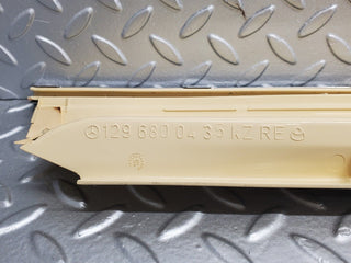 R129 SL right door sill beige used OEM