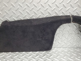 W123 Coupe rear floor cross member mat carpet black used OEM