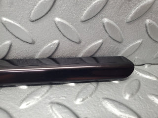 W210 rear left door window exterior trim used OEM