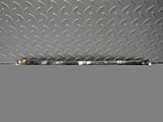 R107 SL a pillar chrome trim left side used OEM