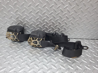 44839 Mercedes-Benz W124 220E Rear Seat Belt Set With Buckle 1248601286 1248608585 1248601696