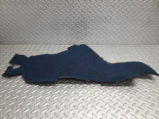W123 centre console carpet blue left side used OEM