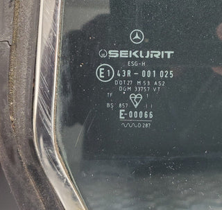 46432 Mercedes-Benz C123 280CE Coupe Rear Left Window Glass