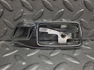W123 chrome door handle surround left side used OEM