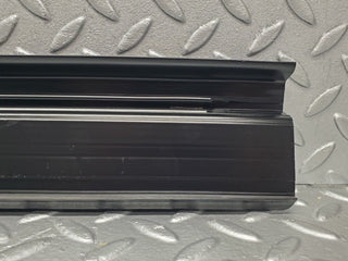 W123 Coupe door sill trim black left side used OEM