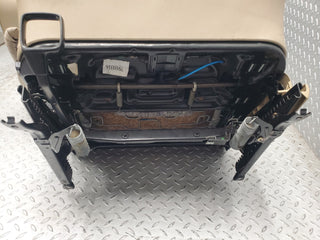 W124 Cabriolet front left passenger seat leather beige used OEM
