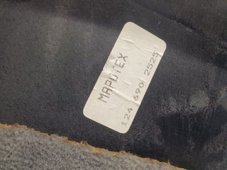 W124 Wagon trunk panel cover left grey used OEM