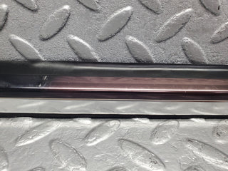 W140 front left door moulding chrome trim used OEM