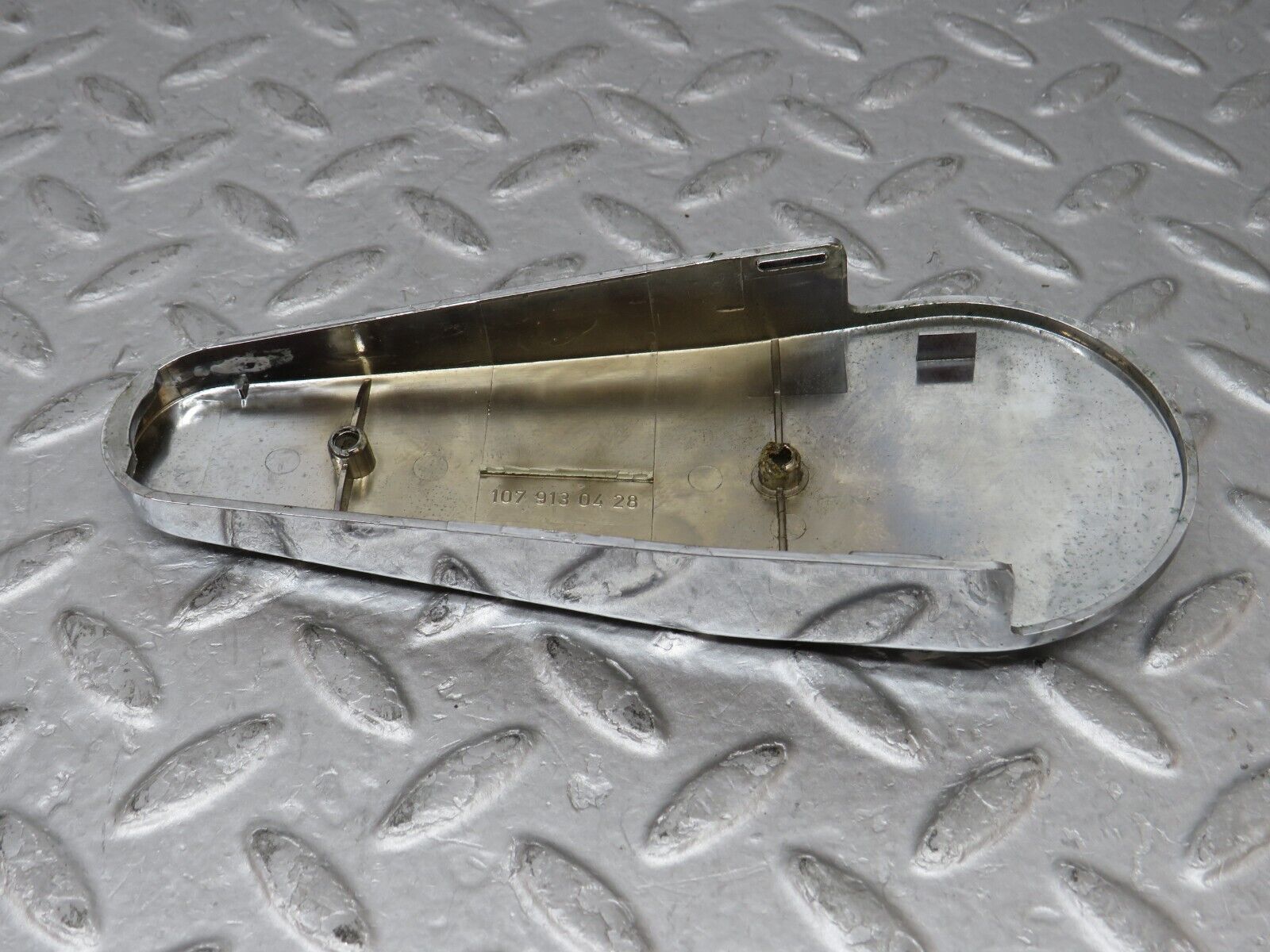 35654 Mercedes-Benz R107 280SL  Seat Hinge Chrome Cover 1079130428