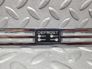 W108 dash centre heater control chrome used OEM