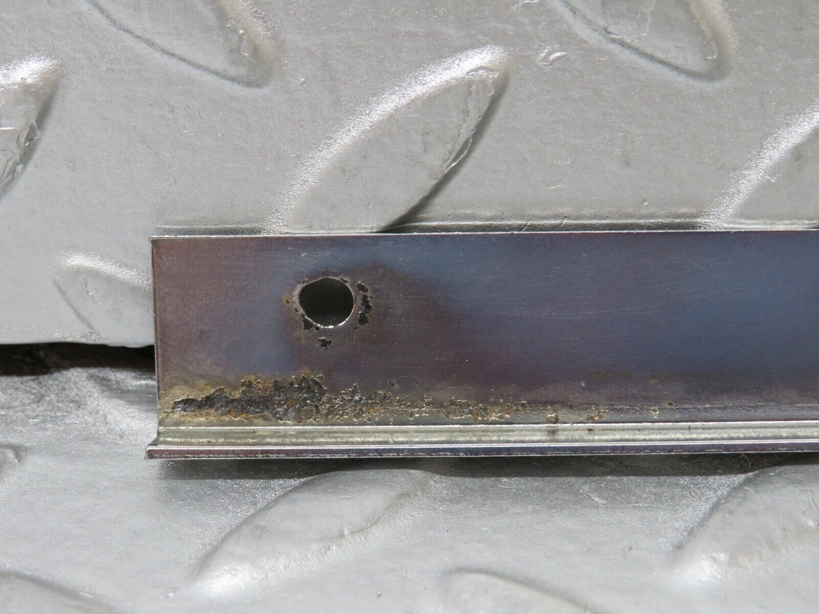 35517 Mercedes-Benz R107 280SL A Pillar Bottom Chrome Trim Right Side