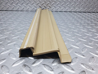 W126 rear left door sill trim beige used OEM