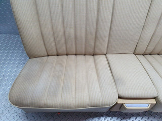 W123 Coupe rear seat beige used OEM