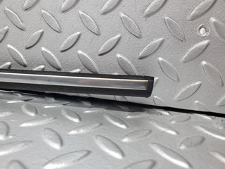 W123 trunk boot lid chrome moulding trim used OEM