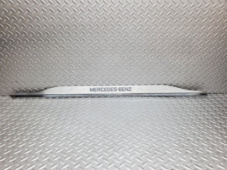 R129 SL left door sill chrome trim used OEM