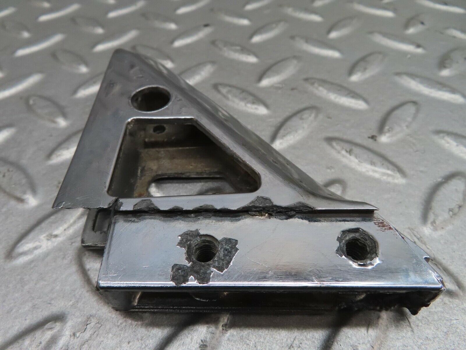 13808 Mercedes-Benz R107 450SL Right Wing Mirror Triangle Chrome Bracket