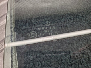 W201 Baby Benz rear right door window glass used OEM