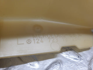 W124 Cabriolet left door lock mechanism cover used OEM