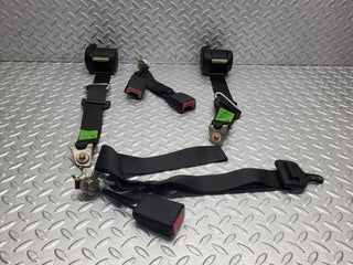 W201 Baby Benz rear seat belt set with buckles used OEM