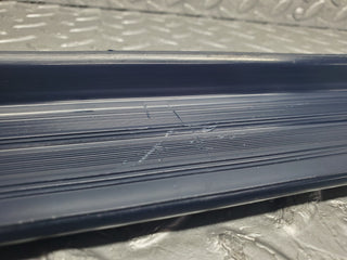 W123 rear right door sill trim blue used OEM