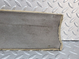W126 front left door sill carpet beige used OEM