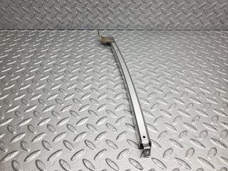 W123 rear left door chrome window channel used OEM