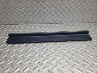 W123 rear right door sill trim blue used OEM