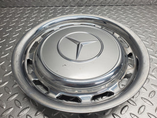 W123 wheel hub cap 14 inch used OEM