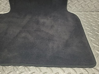 W201 Baby Benz rear left floor mat dark blue used OEM