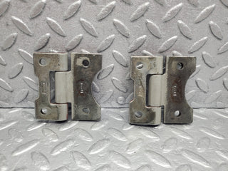 W126 Coupe door hinge pair used OEM