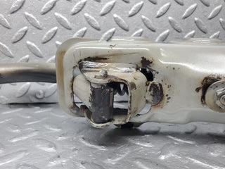 W126 trunk lid hinge left side used OEM