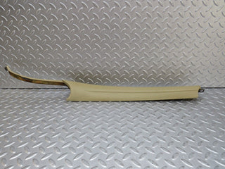 R107 SL a pillar cover trim left side beige used OEM