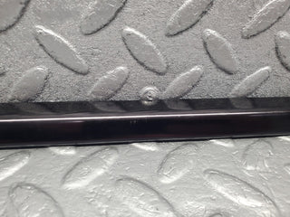 W210 rear left door window exterior trim used OEM