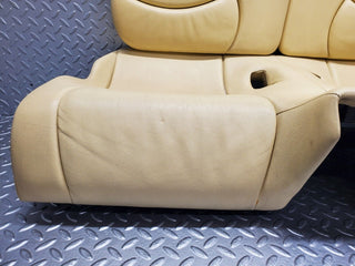 R129 SL rear seat beige leather used OEM