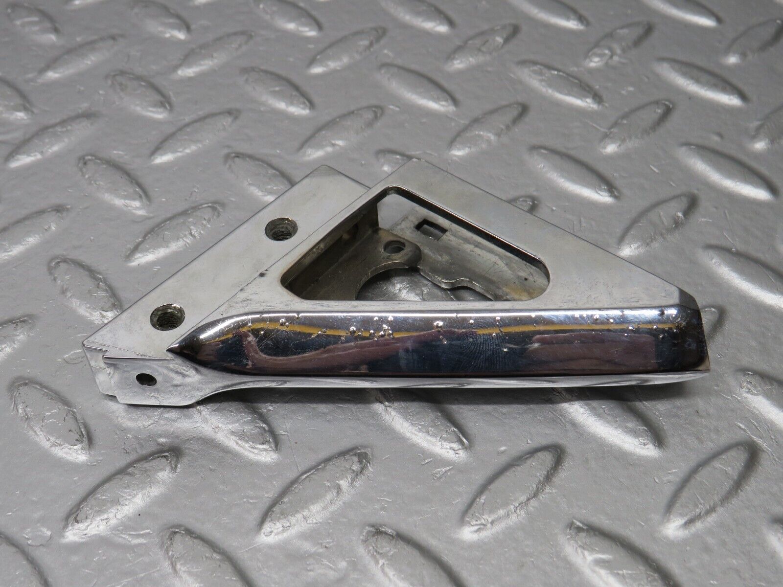 39120 Mercedes-Benz R107 500SL Left Wing Mirror Triangle Chrome Bracket