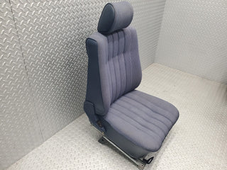 W123 front left seat blue used OEM