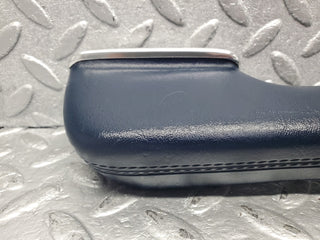 W123 Wagon interior door handle rear left blue used OEM