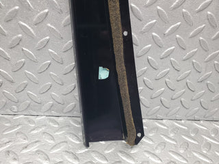 W140 front left door window exterior trim used OEM