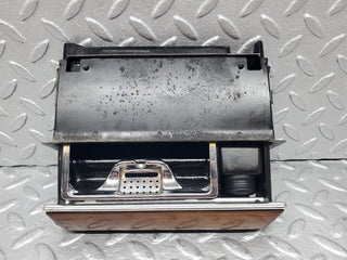 W126 centre console ashtray wood finish used OEM