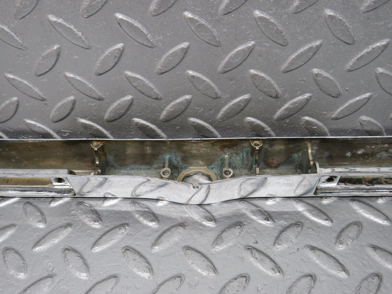 39142 Mercedes-Benz R107 500SL Trunk Chrome Handle Trim