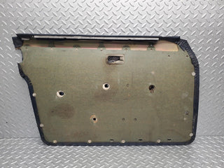 W123 Lang front right door card blue used OEM