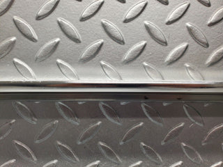 W123 Coupe chrome roof trim cladding right side used OEM